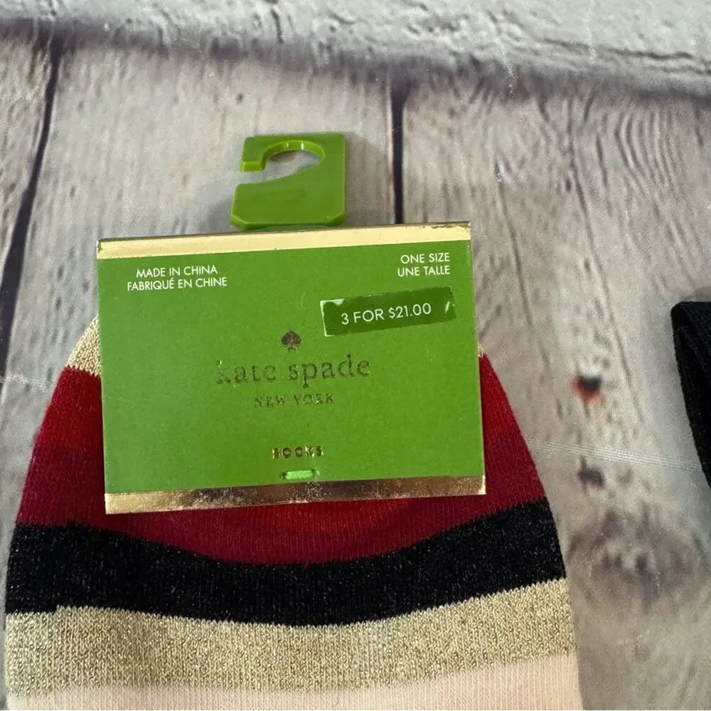 Kate Spade New York 2 Pairs of Socks